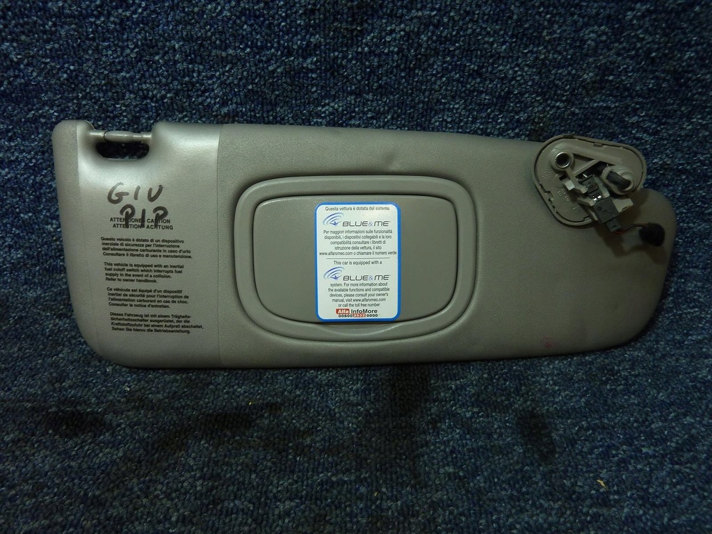 фото №1, Защита солнцезащитная alfa romeo giulietta правая