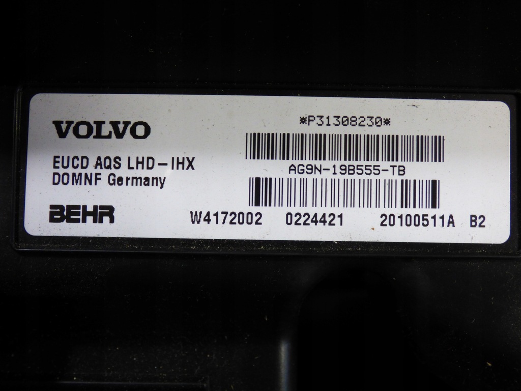 фото №6, Отопитель кондиционера europa volvo s60 v60 i 2010-