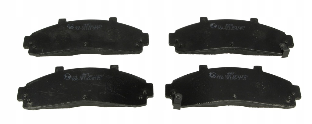 фото №1, Hart 221 655 набір гальмівних колодок гальмівних, гальма дискові