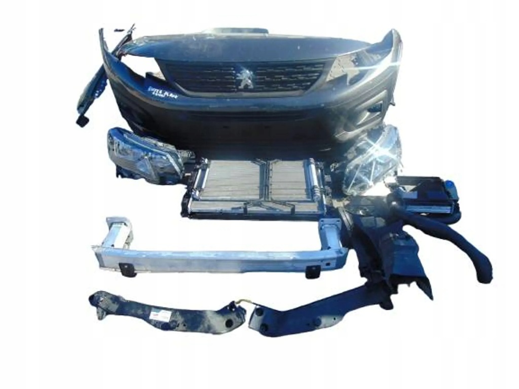 фото №1, Kompletny перед капот бампер rifter 1.5hdi 2024r 9816826880