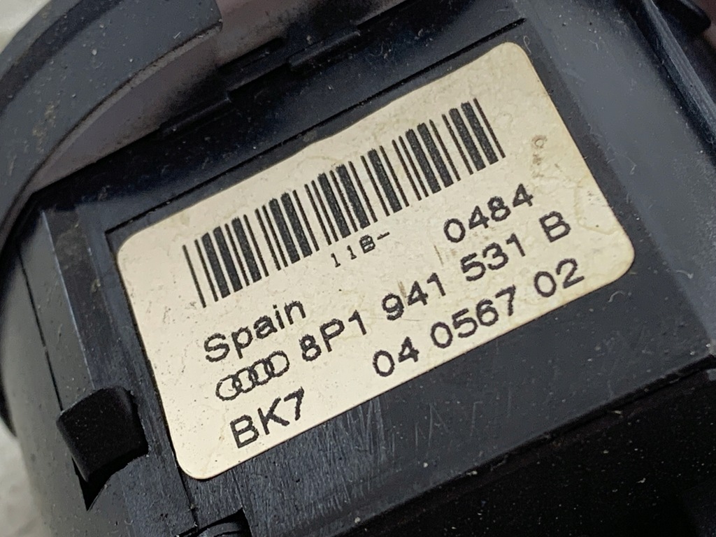 фото №7, Вимикач світла audi a3 8p 8p1941531b