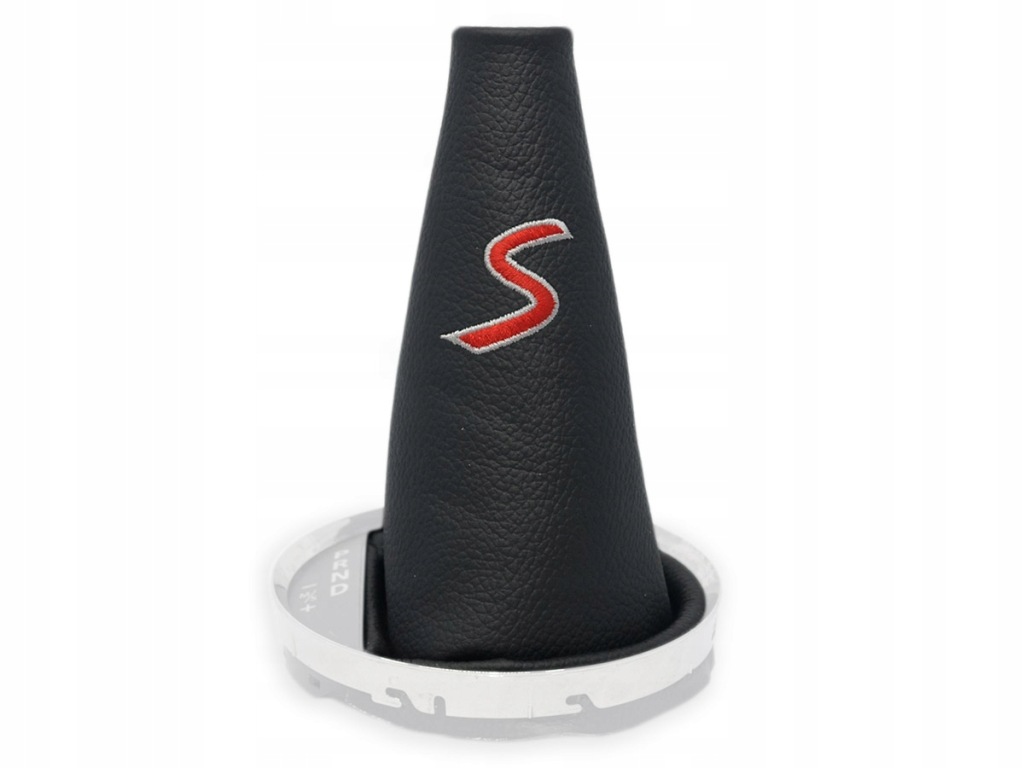 фото №1, Mini cooper s r56 автоматическая коробка передач чехол переключения передач кожа вышивка s красный