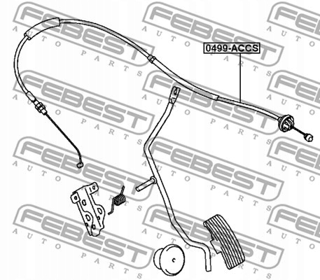 фото №2, Трос дросель do mitsubishi lancer