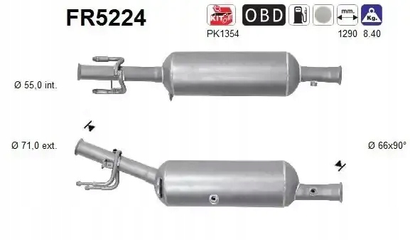 Купити Фільтр часток твердих fap dpf fr5224 as