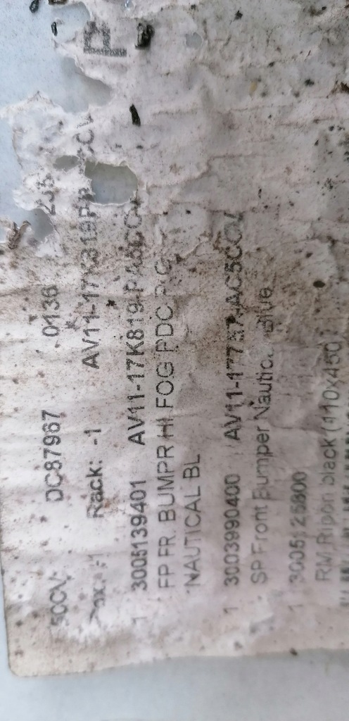 фото №13, Ford b-max бампер перед передній pdc 12r.-