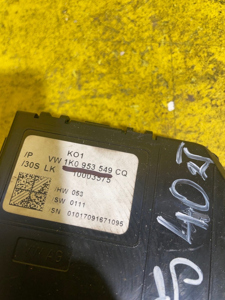 фото №6, Volkswagen golf vi - датчик kąta поворота 1k0953549