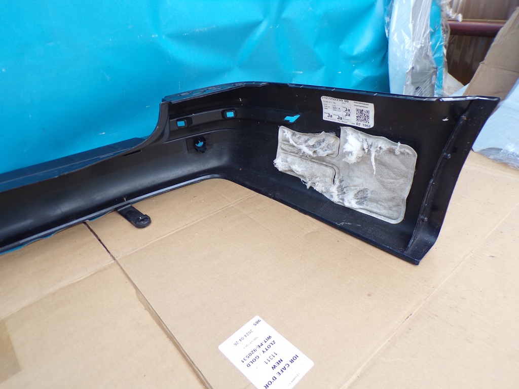 фото №13, Vw transporter t6 15- бампер задний задняя версия с крышка багажника датчики парковки