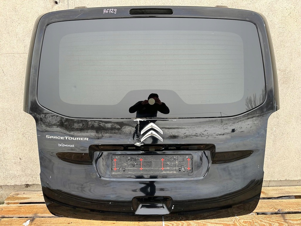 фото №1, Кришка багажника багажника задня задня citroen jumpy iii 3 expert proace ii + скло