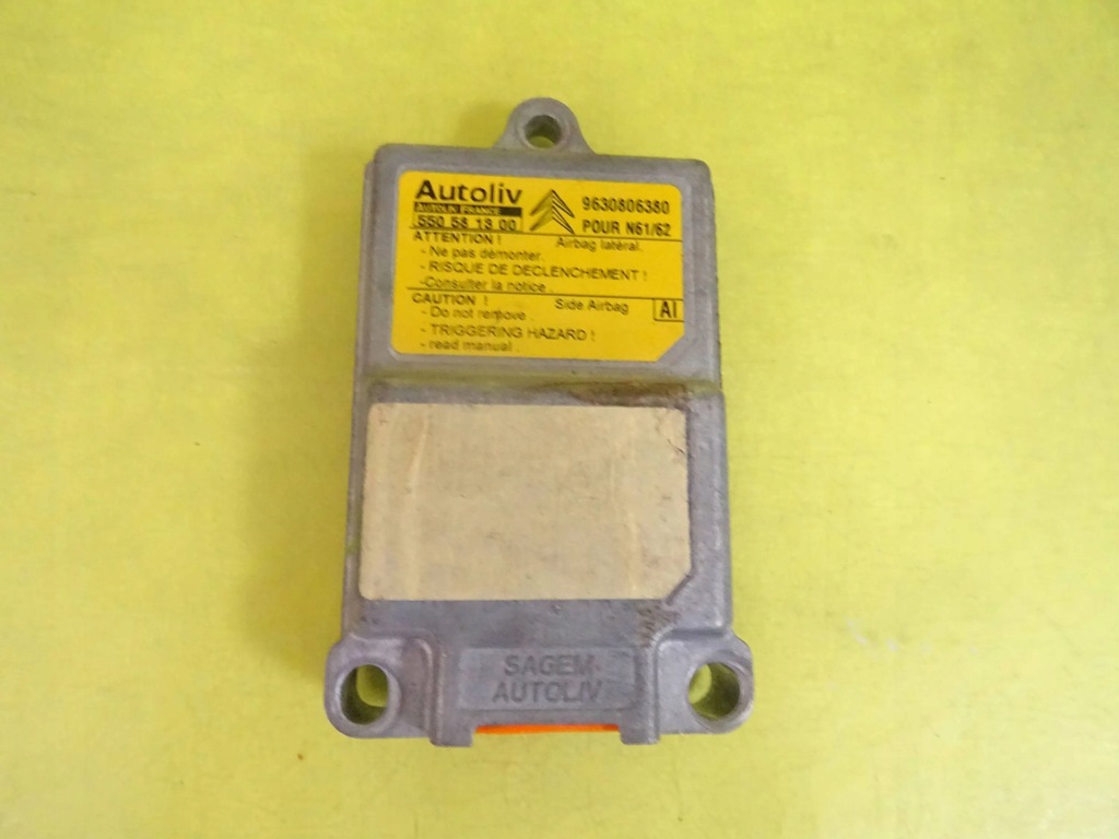 фото №1, Модуль датчик подушка безпеки citroen xsara 9630806380 nr1760