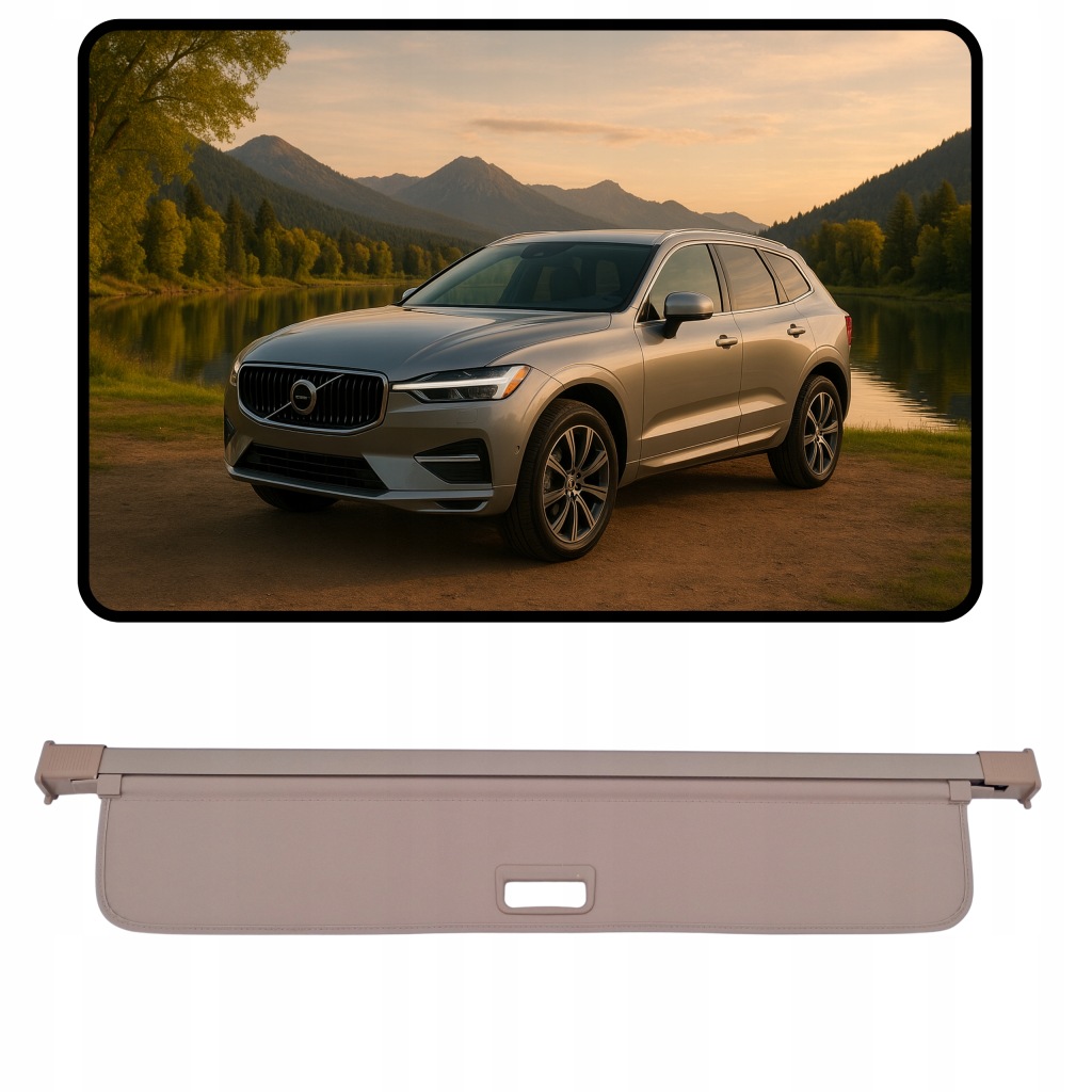 фото №1, Шторка багажника volvo xc60 ii 2017+ бежева задня nowa