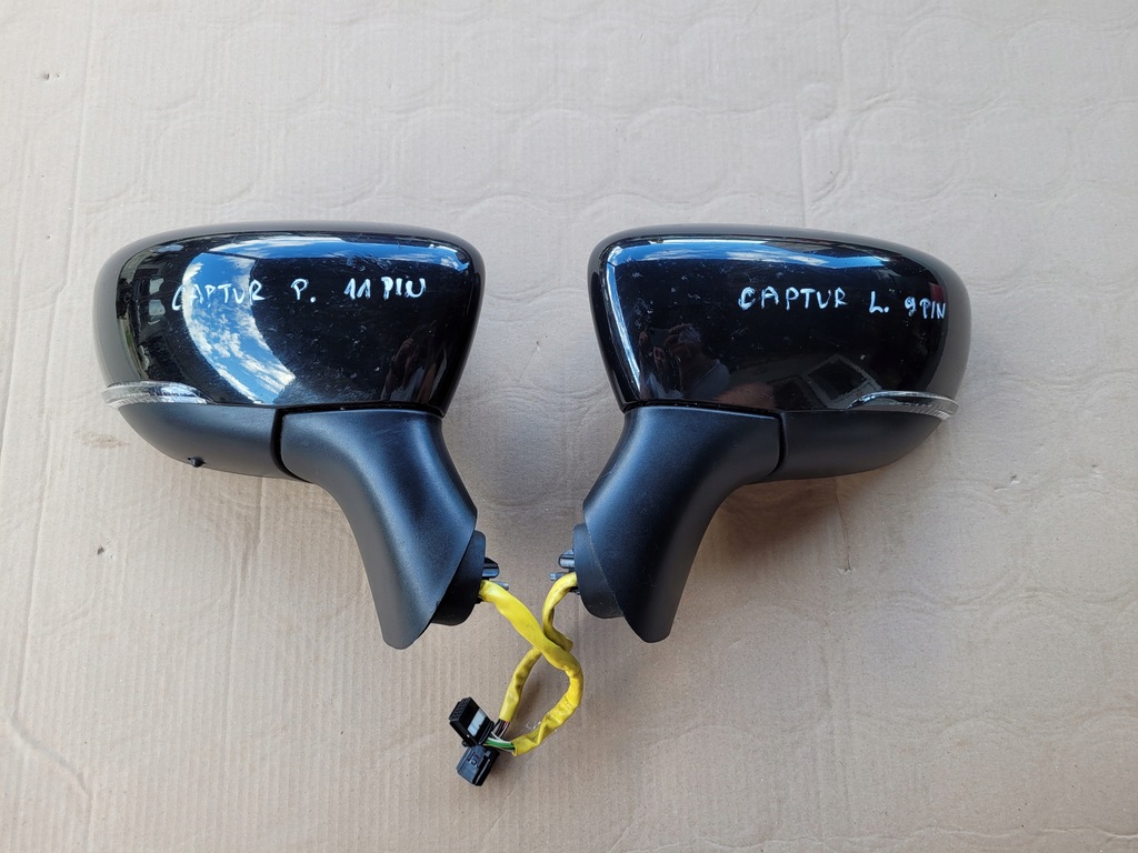 фото №1, Зеркало левая 9pin правое 11pin renault captur