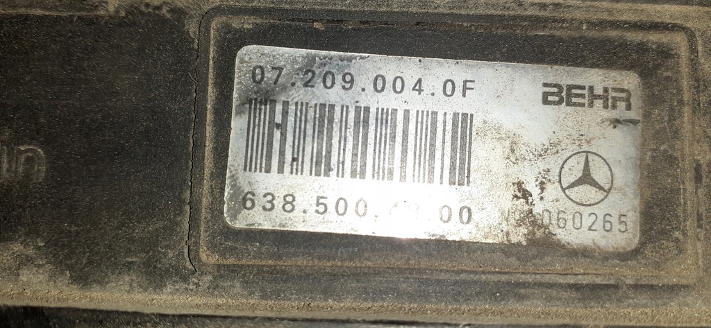 фото №5, Mercedes w169 вентилятор радиатора 6385004800