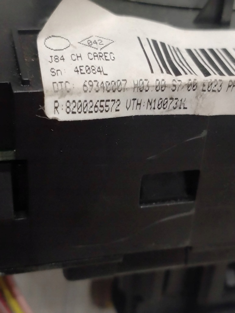 фото №3, Панель управление обдув renault scenic ii 8200265572