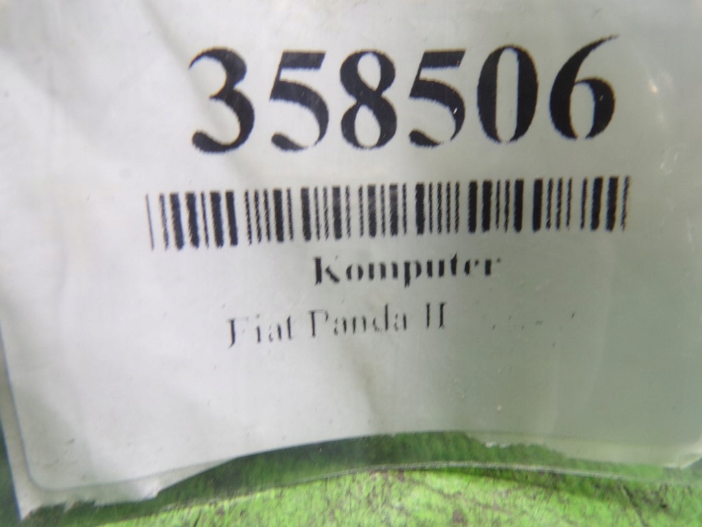 фото №9, Fiat panda ii 1.2 8v бортовий комп'ютер блок керування двигуна 51899838