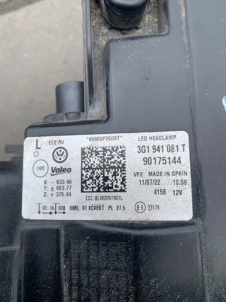 фото №10, Vw passat b8 lift лампа ліва передня full id iq matrix 3g1941081t europa