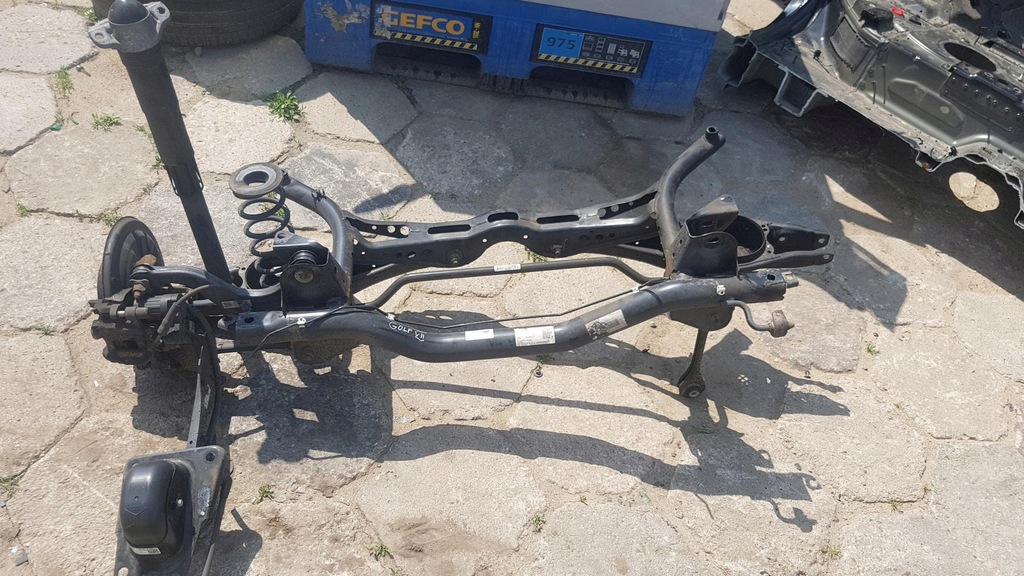 фото №1, Oś задняя балка многорычажная подвеска vw golf vii