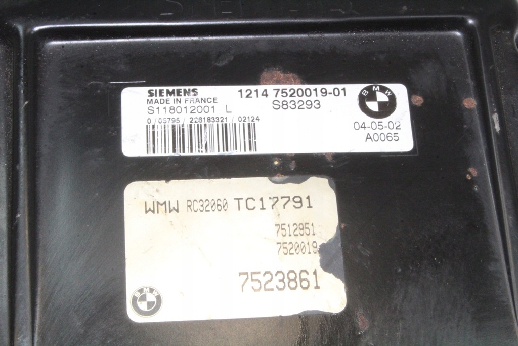фото №3, Бортовий комп'ютер двигуна mini cooper r50, r53 7520019 2004
