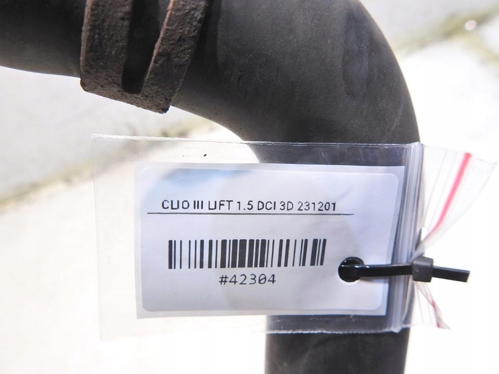 фото №4, Wąż труба wody renault clio iii 1.5 dci