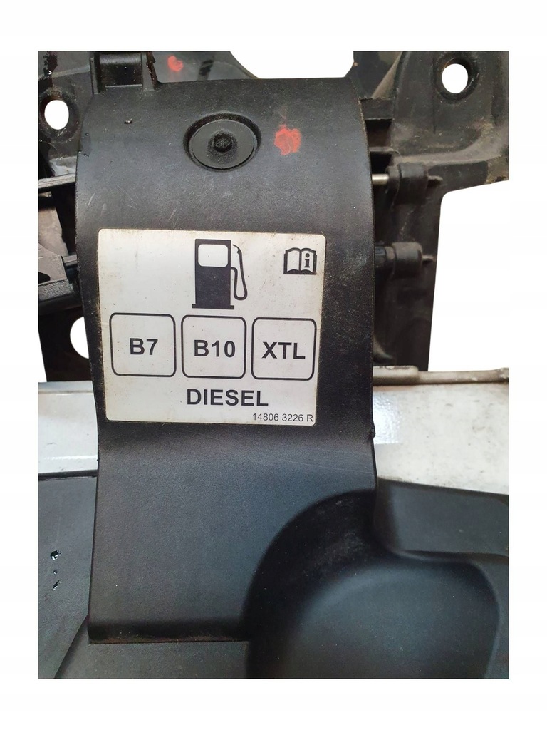 фото №7, Renault trafic iii iv кришка заливної пального adblue білий комплектна