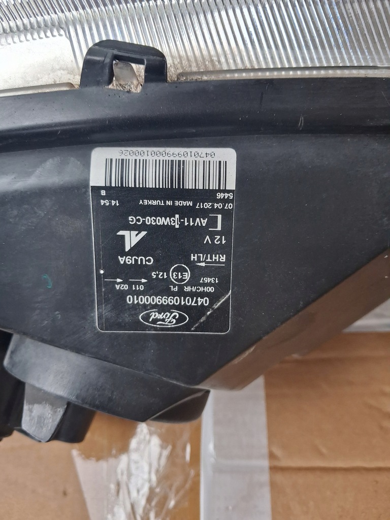 фото №6, Ford b-max 2012- лампа перед линза led левая