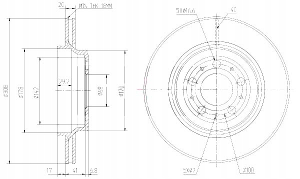 фото №1, Тормозные диски ham. 2szt volvo t. xc90 maxgear