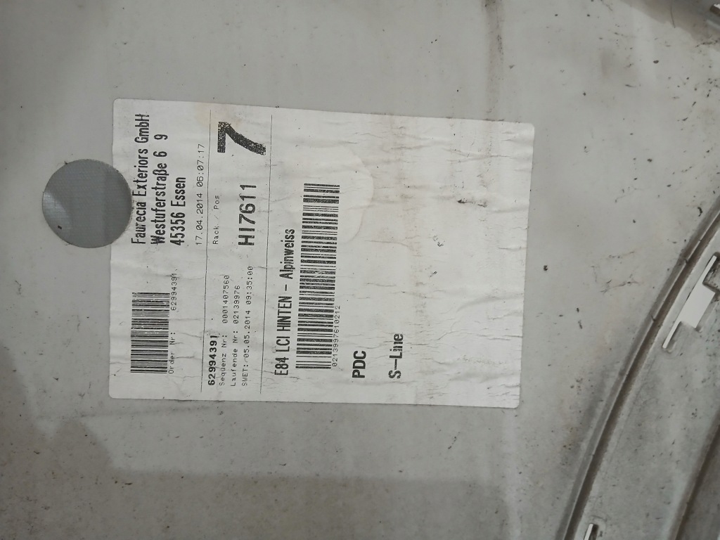 фото №9, Бампер задний задняя bmw x1 e84 300