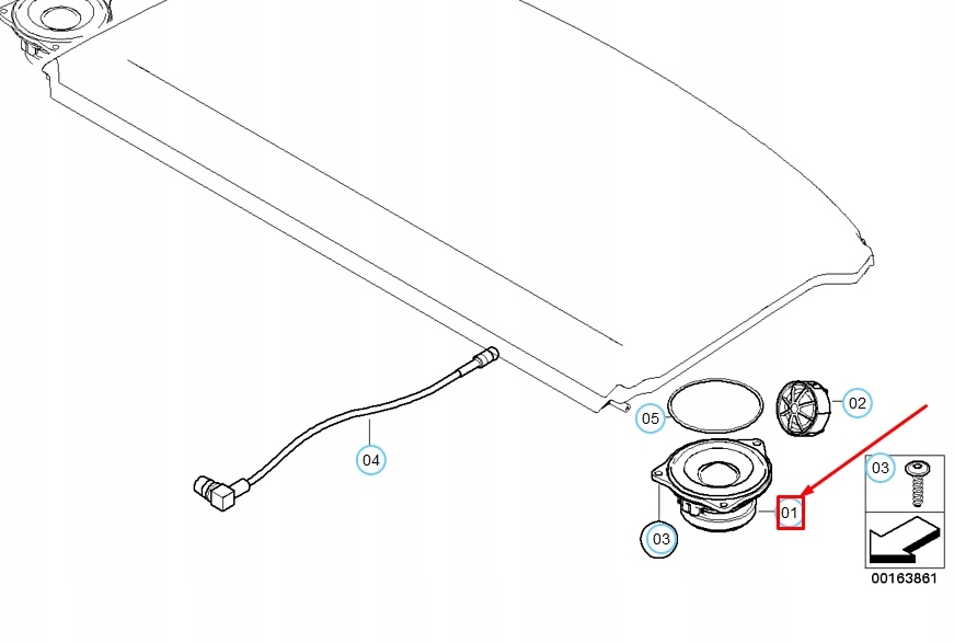 фото №7, Bmw 1 e81 задній динамік середньочастотний hifi 65139143153 9143153 oem