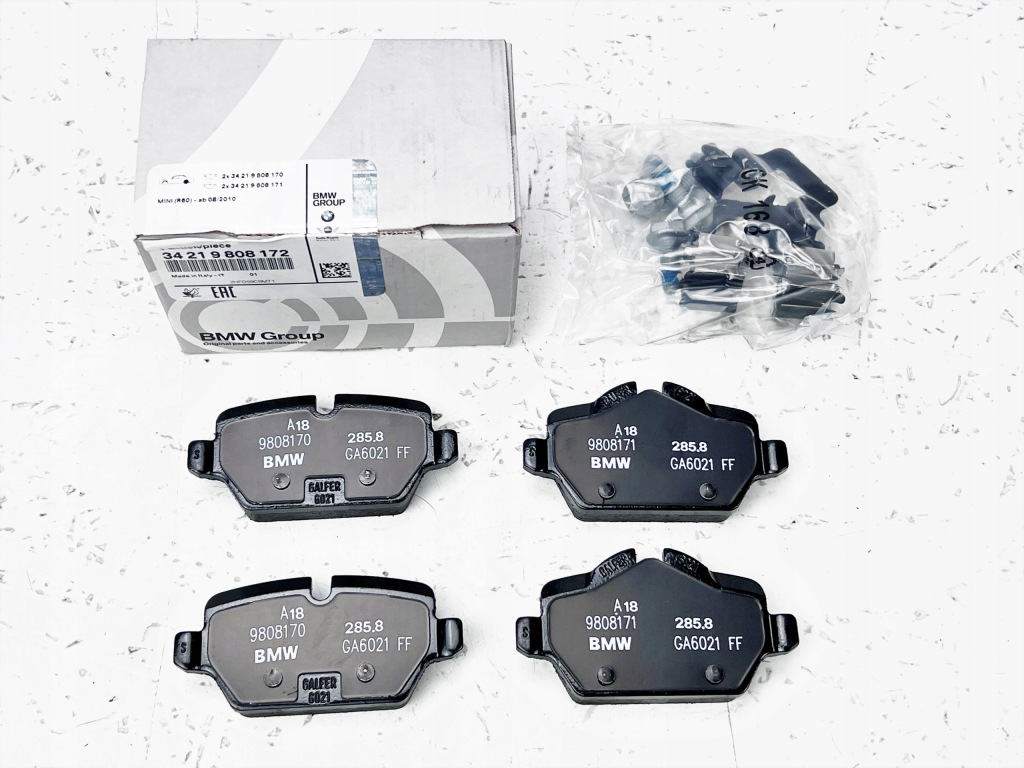 Mini r60 r61 тормозные колодки тормозные задняя с датчиком Цена