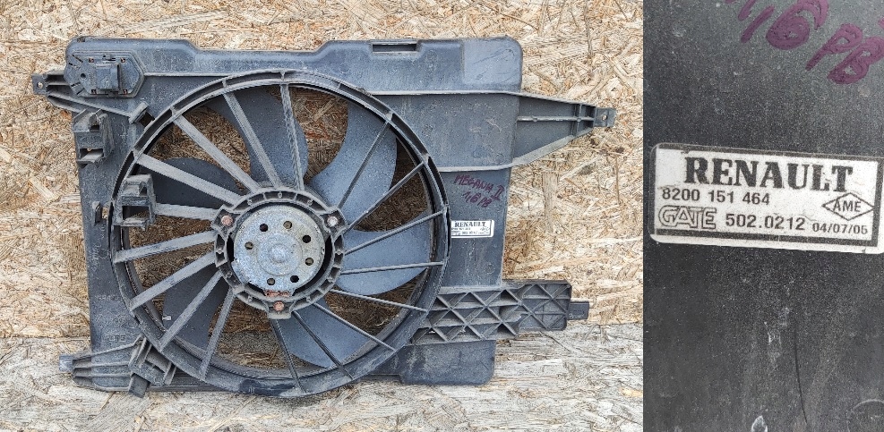 фото №1, Вентилятор радіатора renault megane ii 8200151464