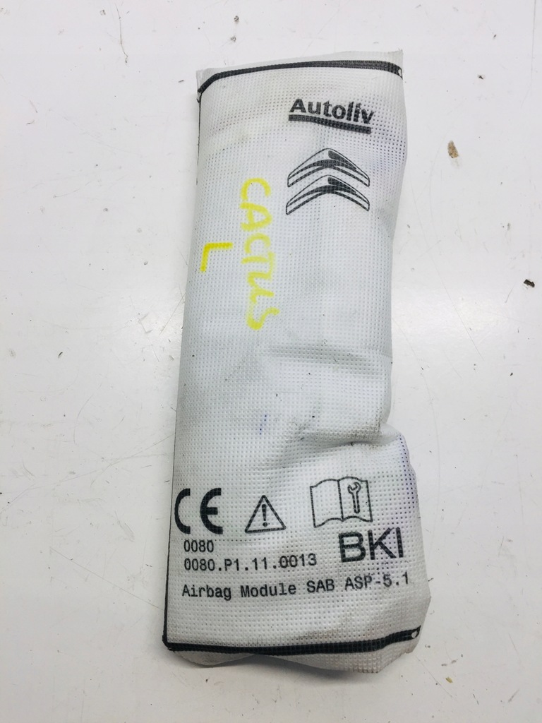 фото №1, Air bag сиденье левый citroen c4 cactus