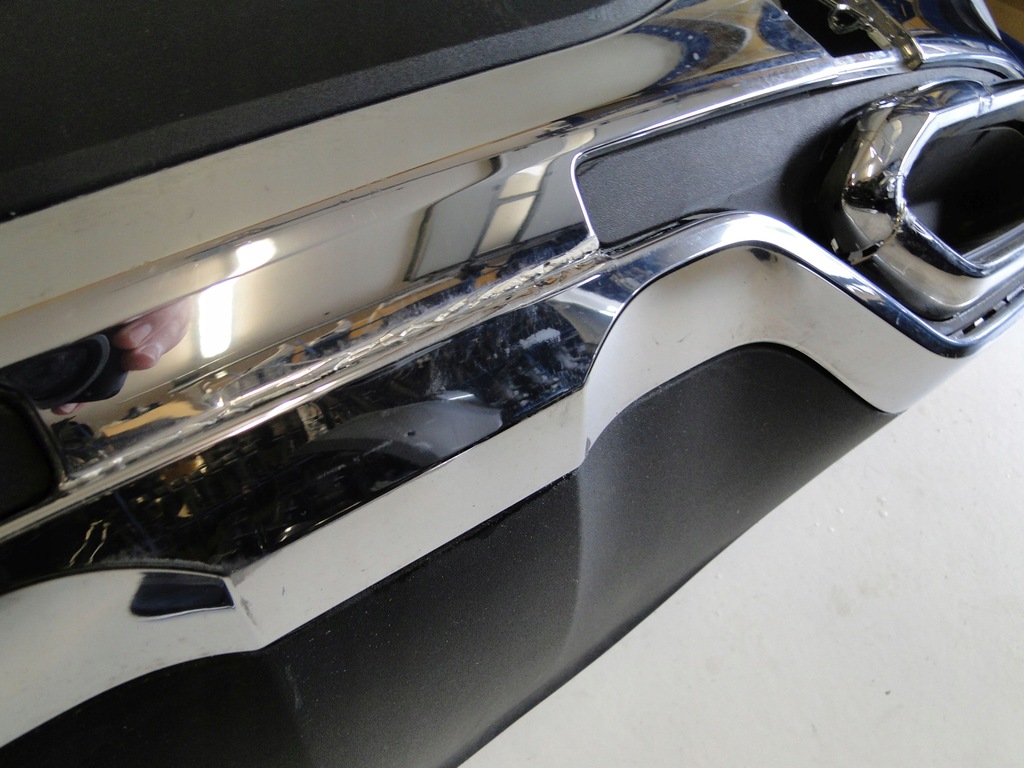 фото №6, Mercedes бампер задний хром a2548859001 glc ii w254 x254 amg