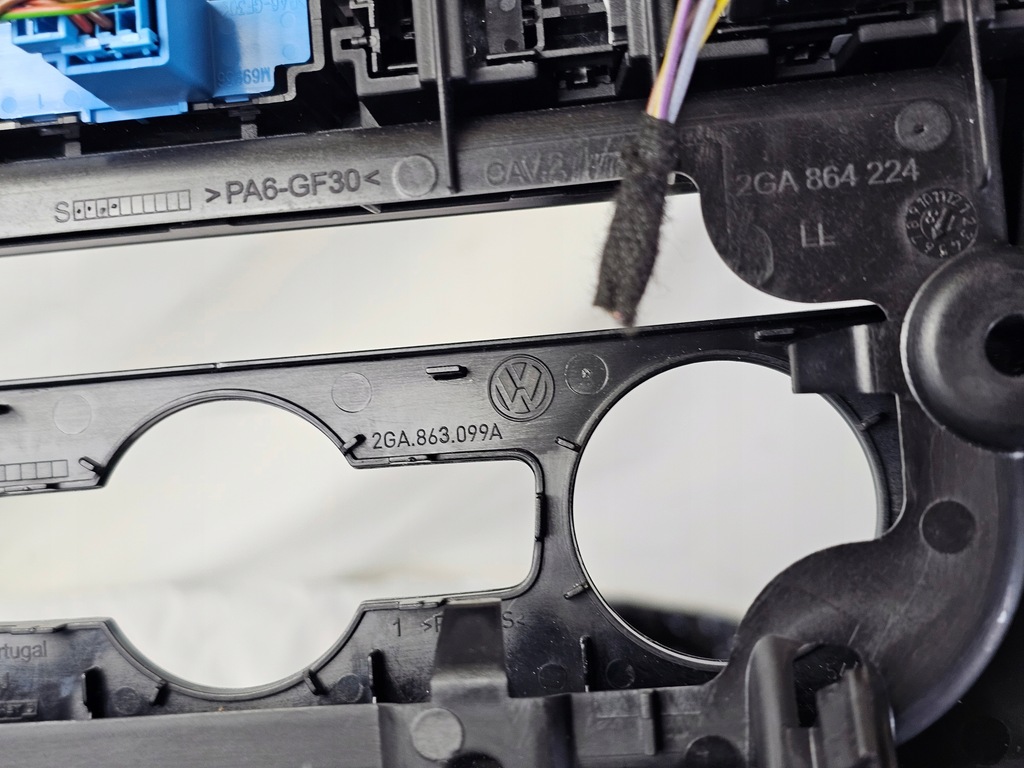 фото №11, Защита dekor туннель среднего консоли панели переключатель панель vw t-roc