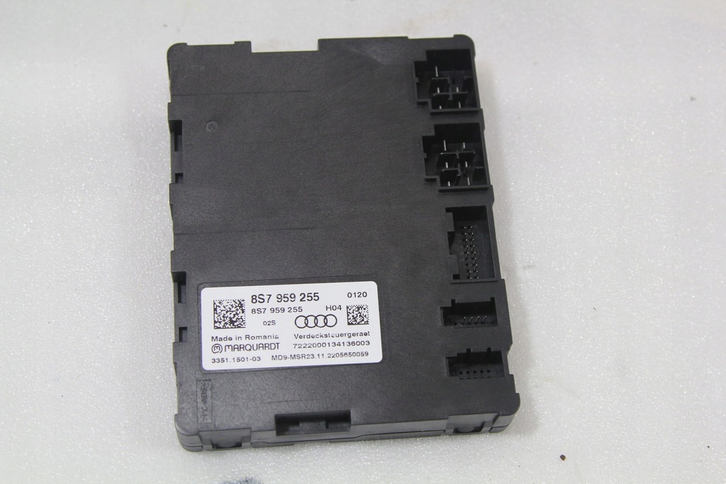 фото №1, Модуль блок управления крыша audi tt 8s s-line lift cabrio