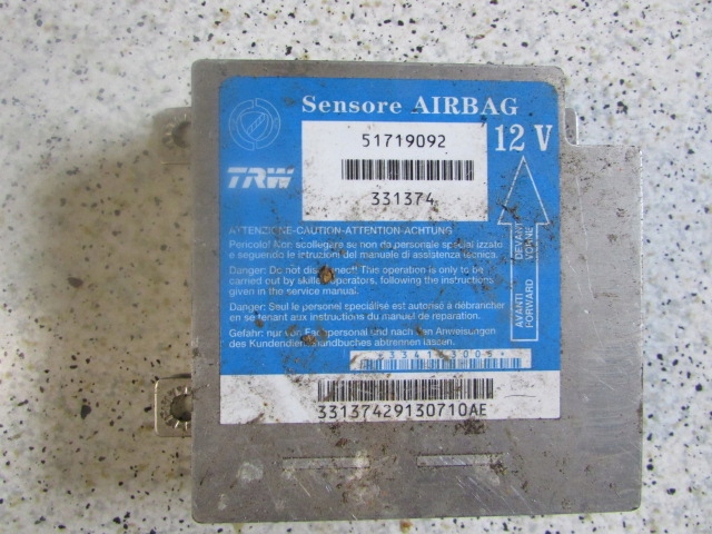 фото №1, Датчик подушки безопасности fiat panda ii