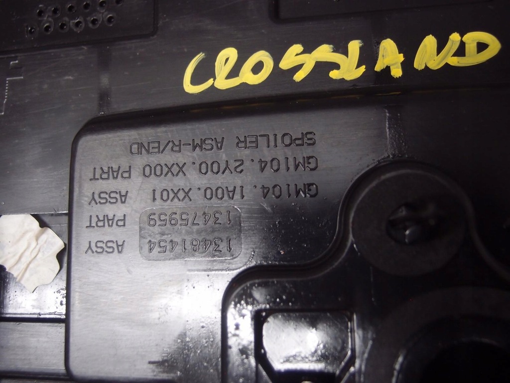 фото №12, Спойлер спойлер крышки задняя opel crossland 13481454