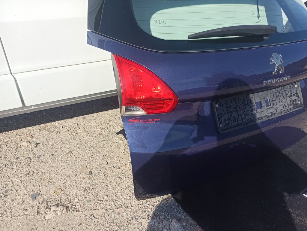 фото №5, Крышка багажника багажника комплектная peugeot 2008 i 13-16 цвет kuc