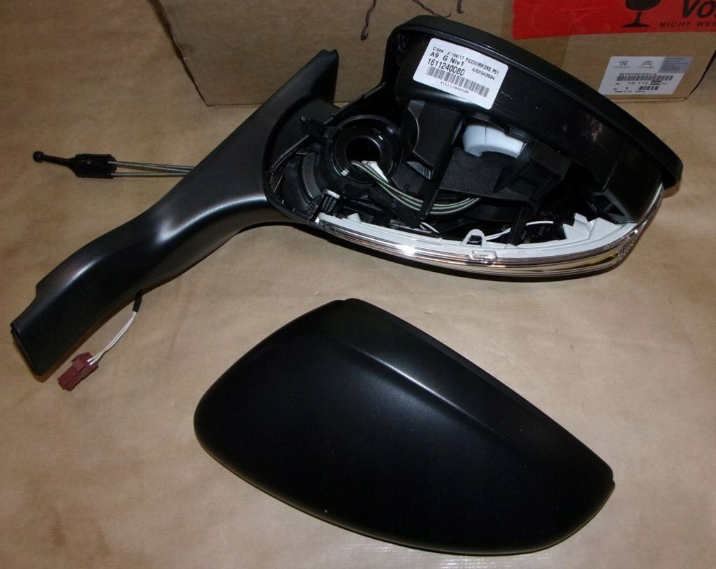 фото №1, Дзеркало бічний ліва оригінал 1611240080 peugeot 208