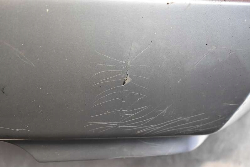 фото №5, Бампер задняя задний серебристый pdc chrysler pacifica 1 i 03-08