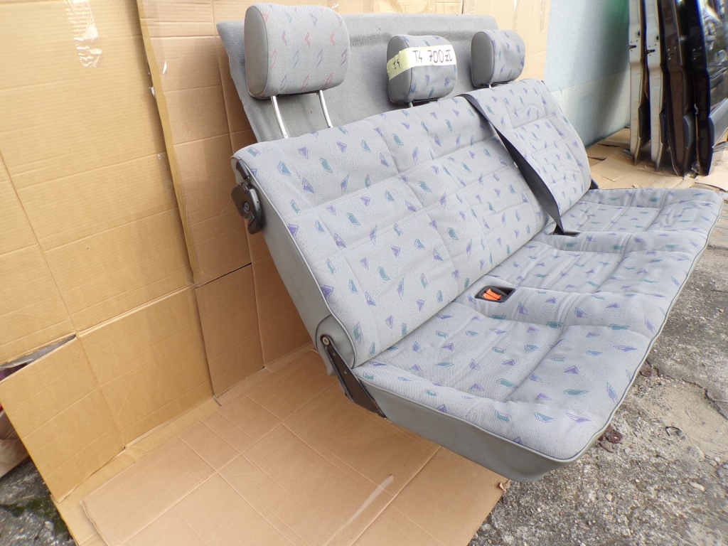 фото №7, Vw transporter t4 сидіння заднє сидіння 3 місцева iii ряд