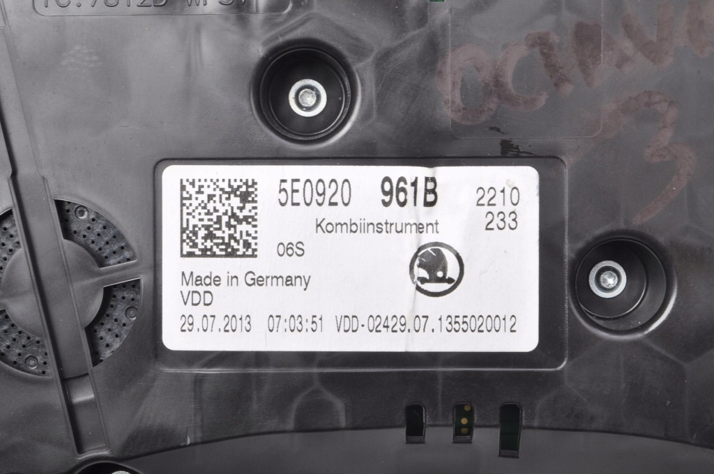 фото №10, Octavia iii 1.4 tsi счетчик приборы 5e0920961b