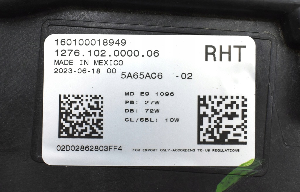 фото №13, Bmw xm g09 лампа права перед передня full led eu org 5a65ac6