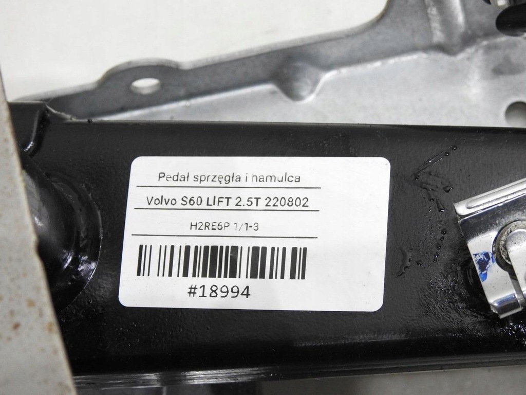 фото №8, Педаль тормоза автоматическая коробка передач volvo s60 i 2.5 t