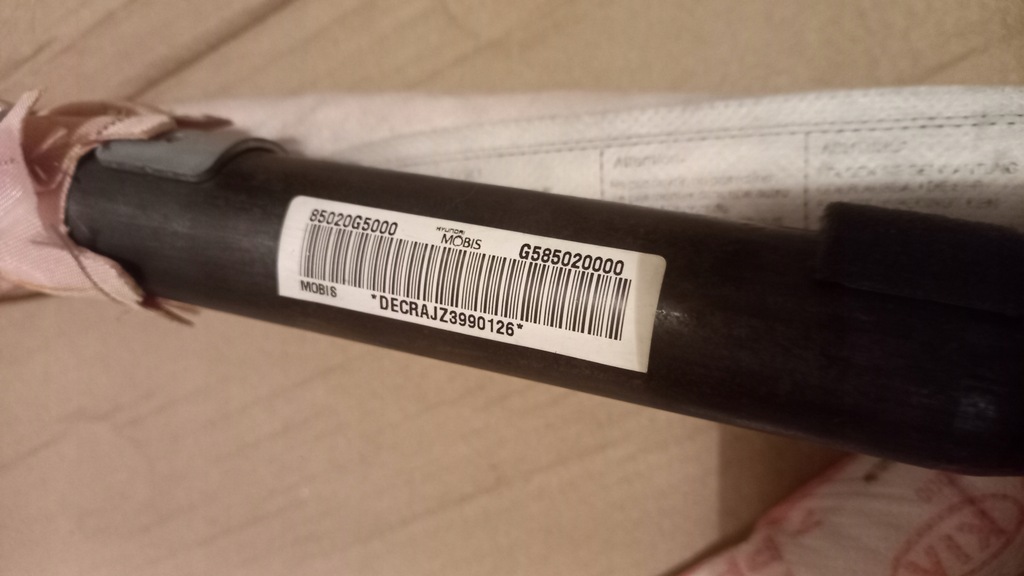 фото №9, Kia niro i шторка безопасности подушка левая правая 85010g5000 85020g5000