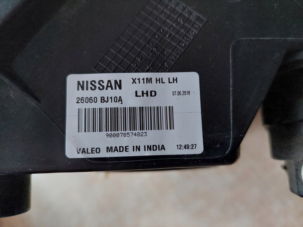 фото №16, Ліва лампа - звичайна - nissan nv200