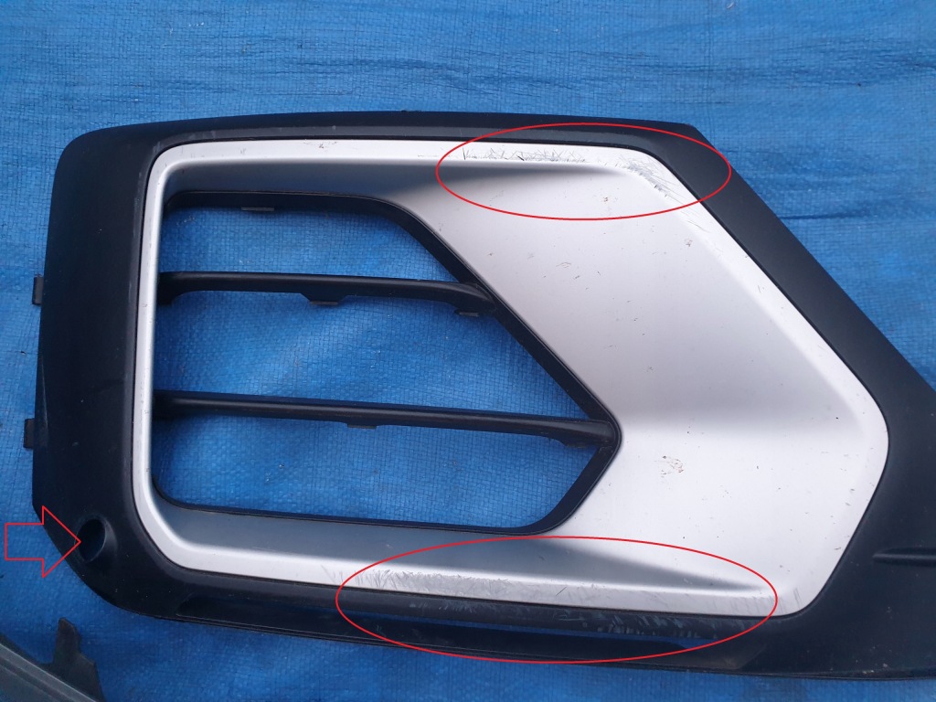 фото №11, Audi q2 бампер передній перед кутик решітка