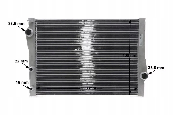 Радиатор воды bmw x5 e70 f15 f85 x6 e71 e72 f16 f86 2.0-3.0d 2006-2019 в Украине