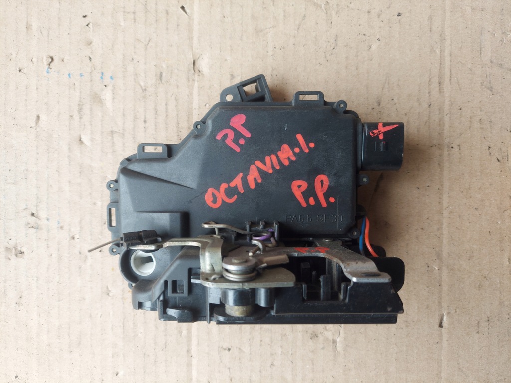 фото №1, Замок двері перед правий skoda octavia i