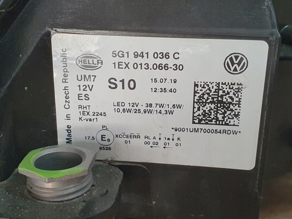 фото №3, Лампа golf 7 lift full led 5g1941036c комплектная