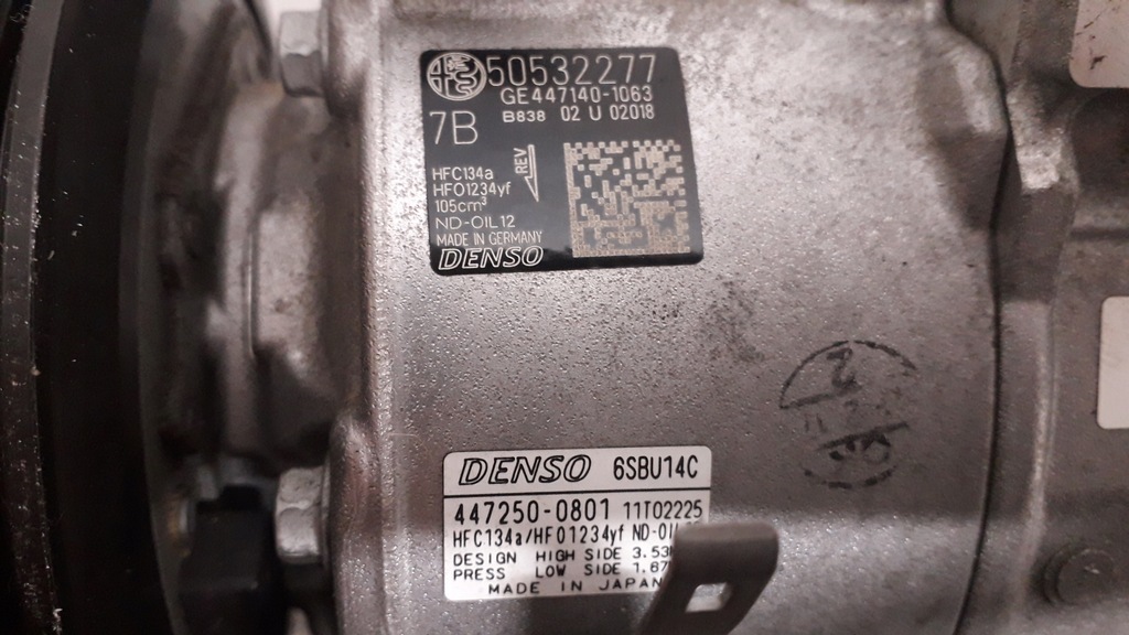 фото №8, Alfa romeo stelvio компрессор кондиционера 50532277