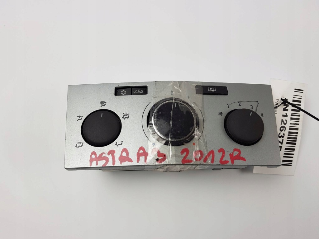 фото №1, Панель кондиціонера 90151-314 opel astra h